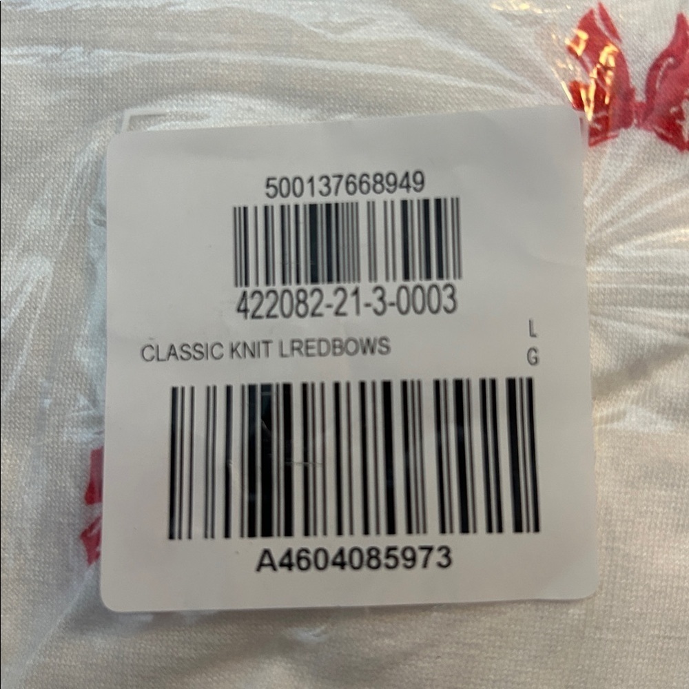 Red Bow NWT Pajama Set - Picture 4 of 5
